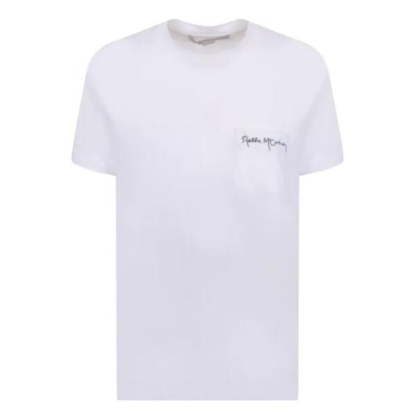 

Футболка embroidery organic cotton t-shirt Stella Mccartney, белый