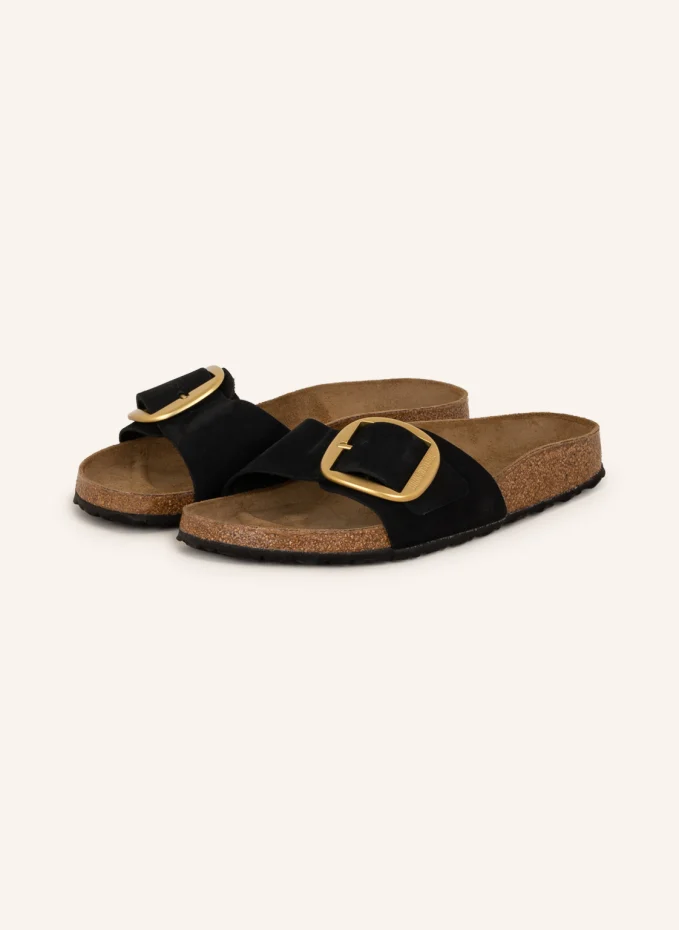 

Мюли madrid big пряжкой Birkenstock, черный
