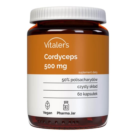 Кордицепс Vitaler's, (Кордицепс китайский) 500 мг - 60 капсул ультра кордицепс doctor s best 750 мг 60 растительных капсул