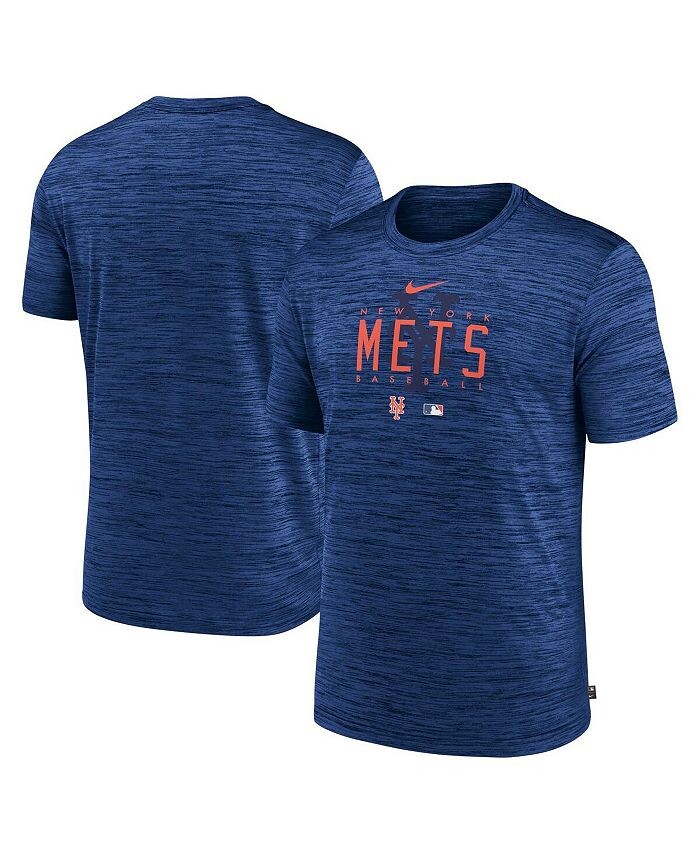 

Мужская футболка Royal New York Mets Authentic Collection Velocity Performance Practice Practice Nike, синий