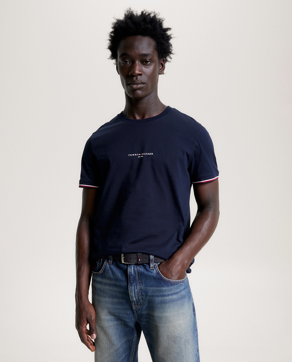 Мужская футболка с коротким рукавом Tommy Hilfiger, темно-синий