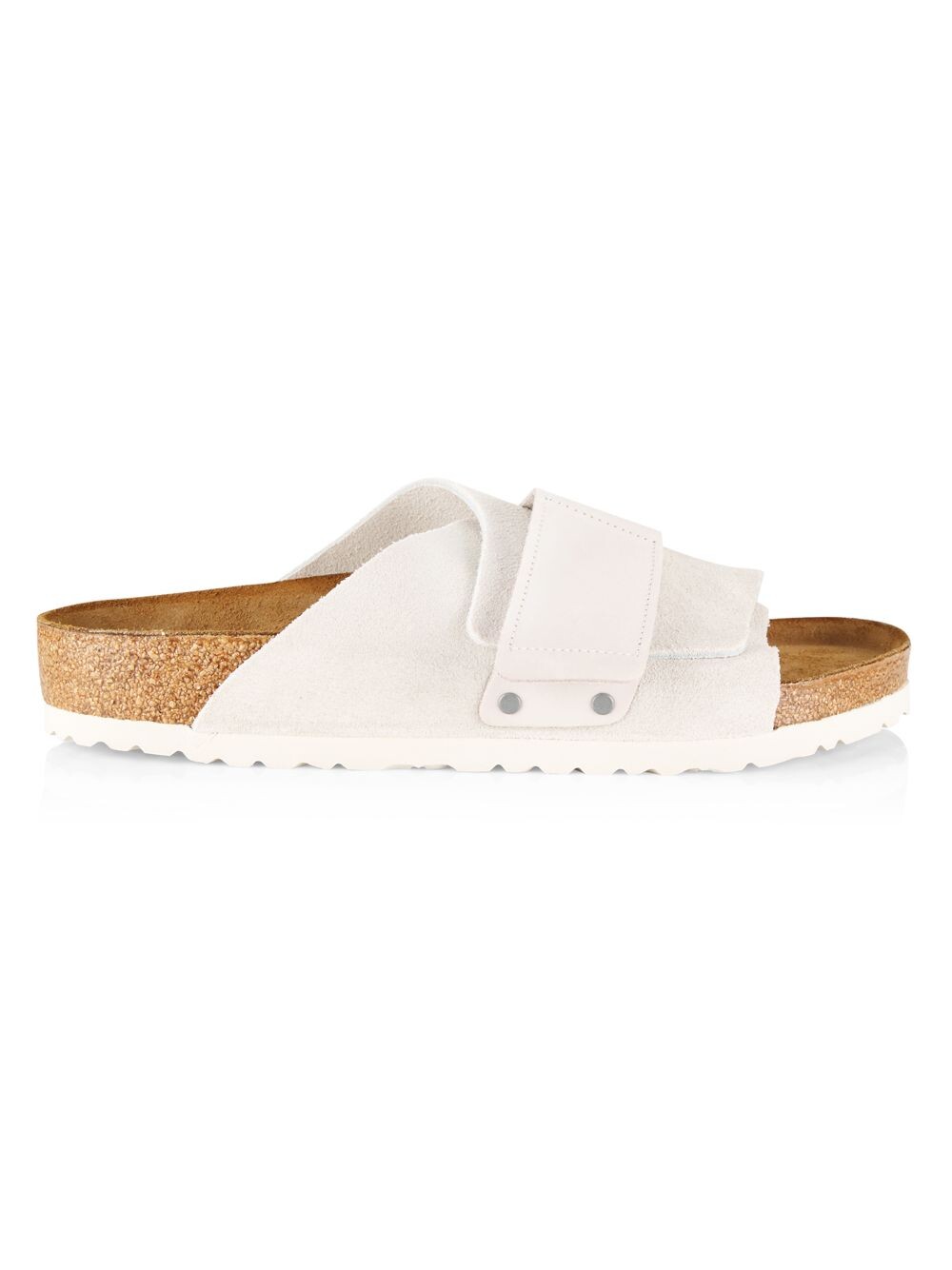 

Замшевые шлепанцы Kyoto Birkenstock, белый