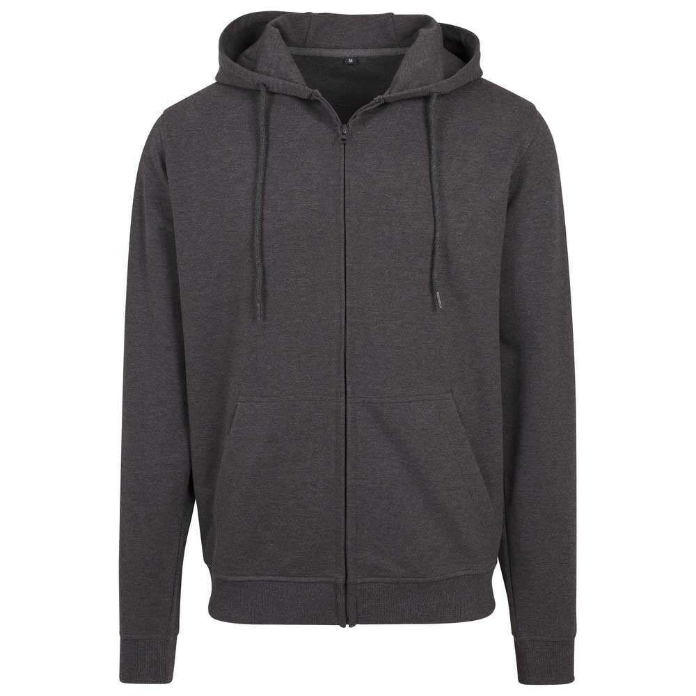 

Толстовка Build Your Brand Terry Full Zip, серый