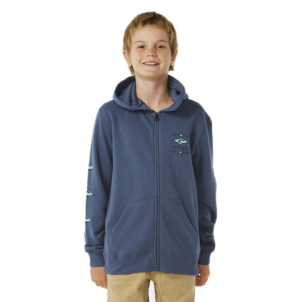 Толстовка Rip Curl Lost Islands Full Zip, синий худи rip curl lost islands block фиолетовый