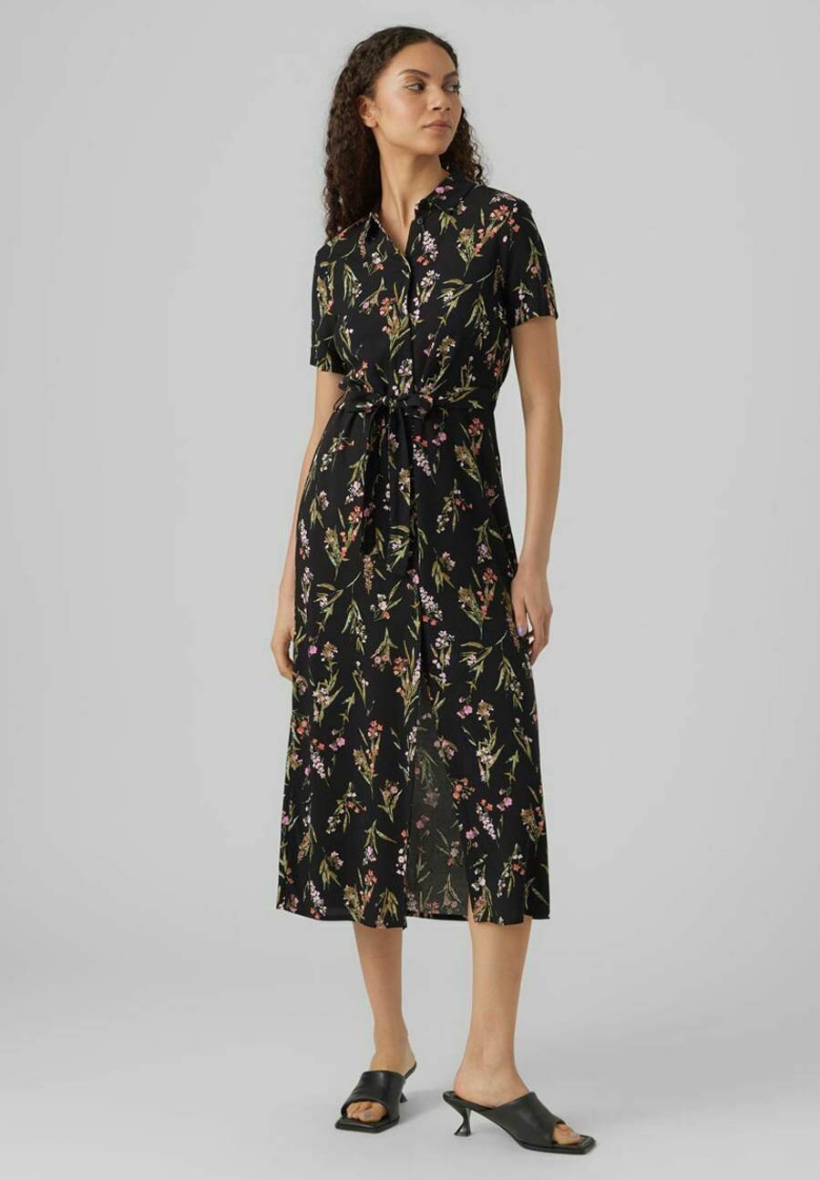 

Платье-рубашка Vero Moda, черный