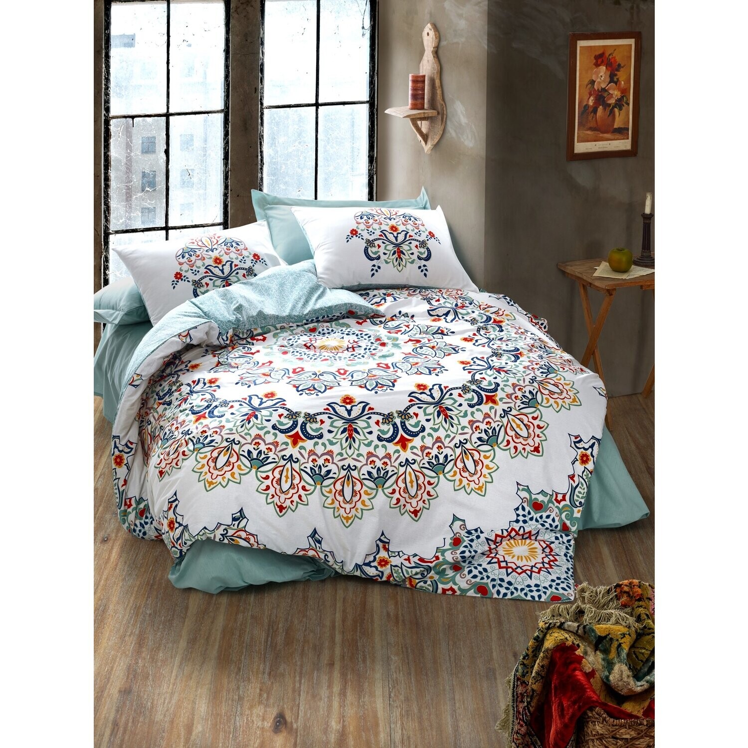 

Комплект постельного белья Cotton Box Orient - Сезан Синий