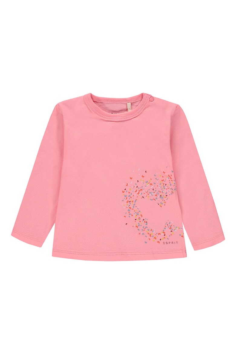 

Блузка с фигурным узором Esprit, розовый
