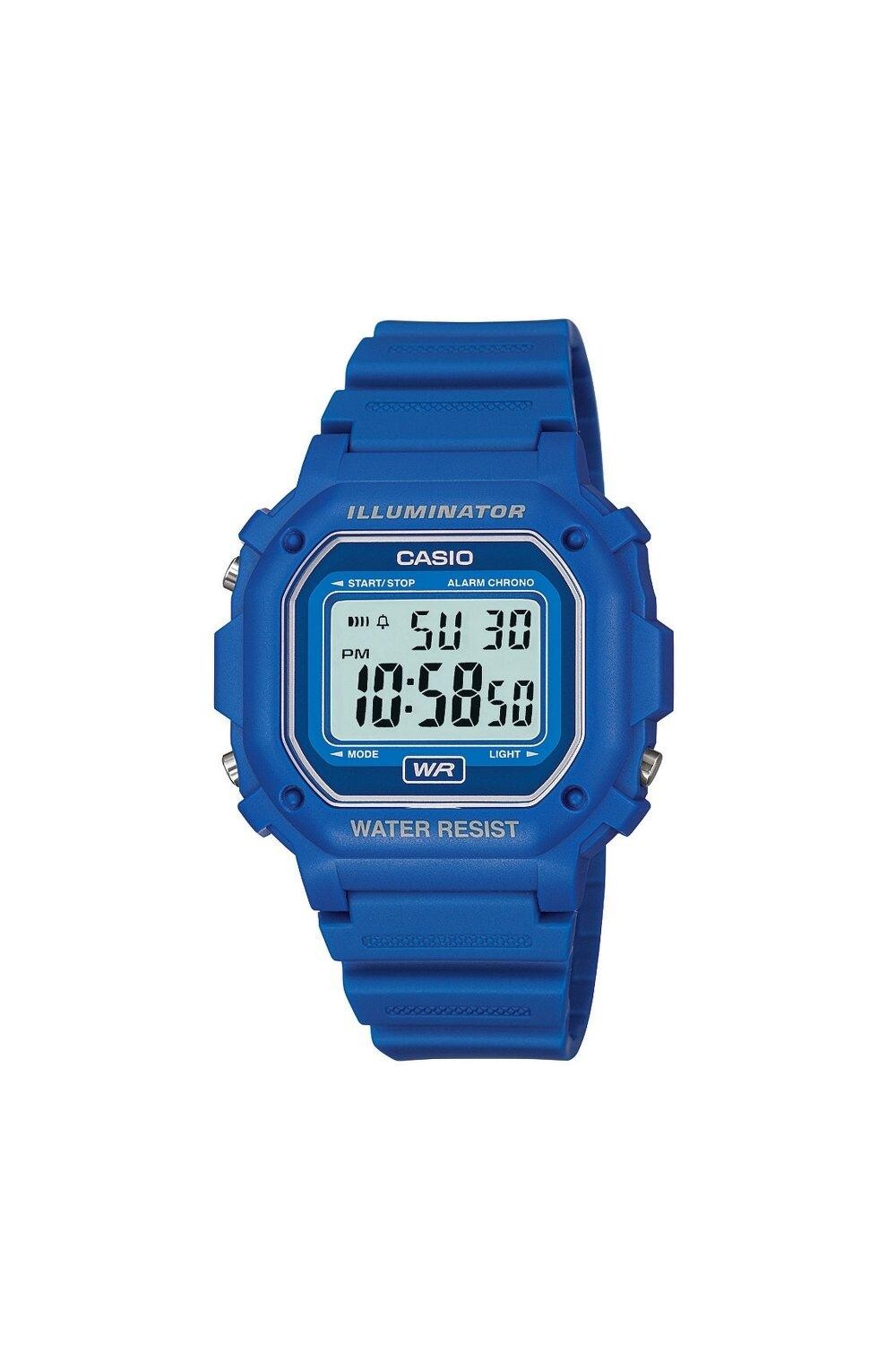 

Классические цифровые кварцевые часы из пластика/смола - F-108Wh-2Aef Casio, черный