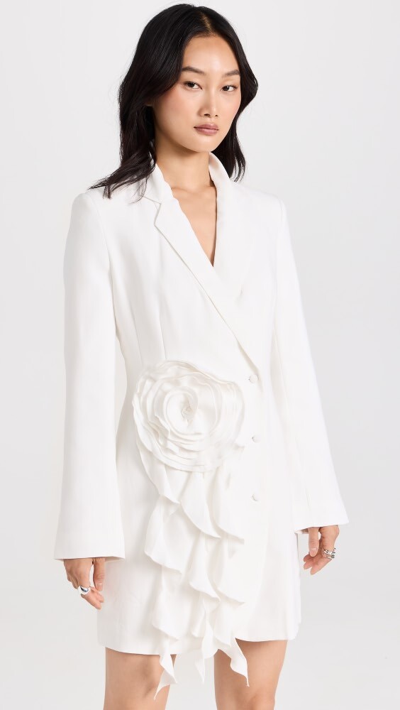 

Платье Amanda Uprichard Parnell Blazer, слоновая кость