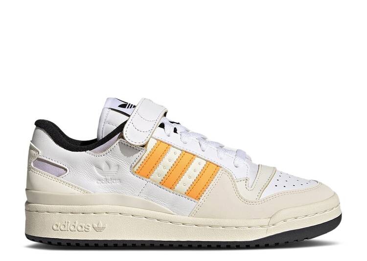 Кроссовки Adidas WMNS FORUM 84 LOW 'OFF WHITE ORANGE RUSH', белый