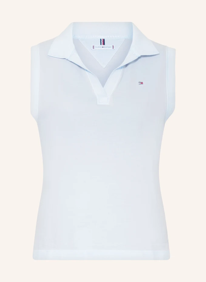 

Топ из пике Tommy Hilfiger, синий