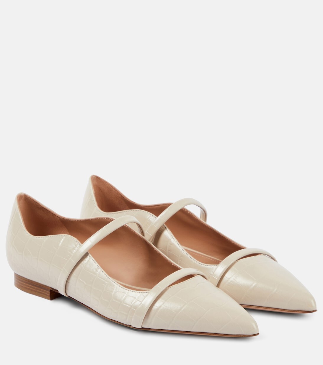 

Кожаные балетки maureen Malone Souliers, бежевый