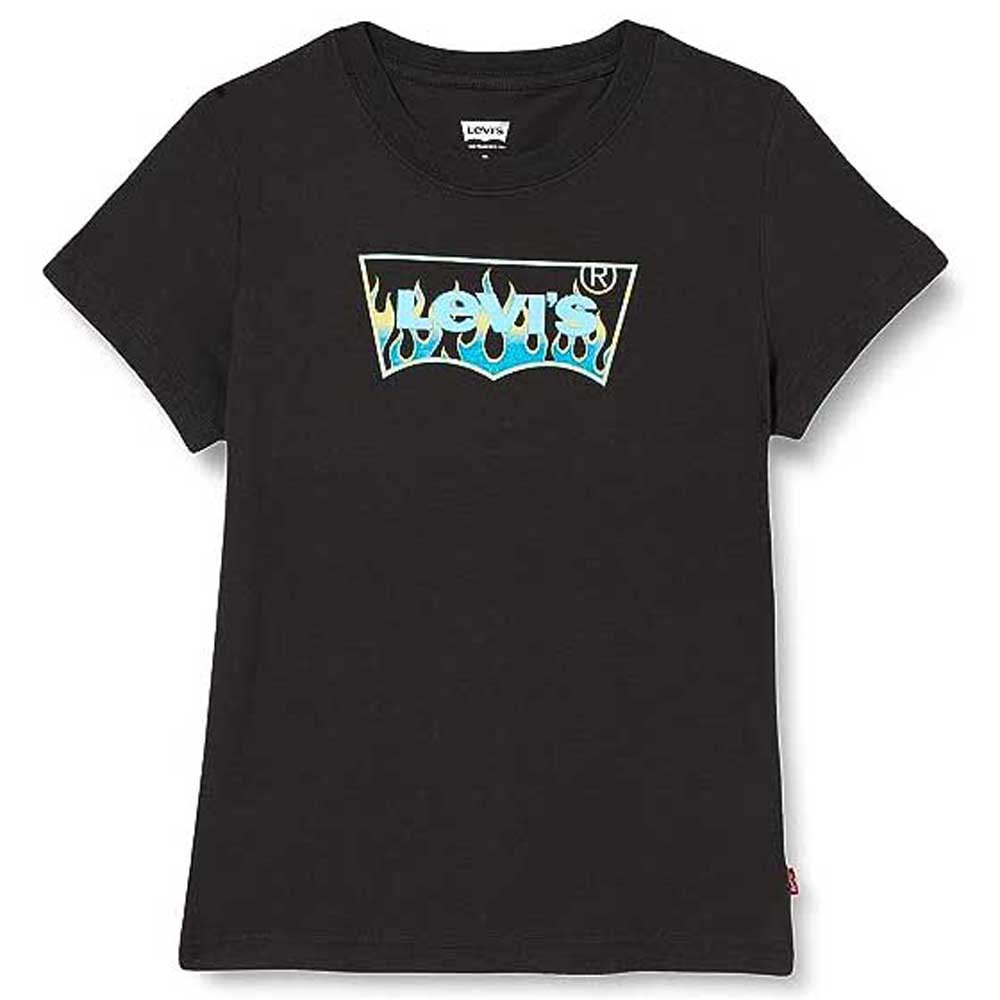 футболка levi s размер s черный Футболка Levi´s Flame Batwing Short Sleeve Round Neck, черный
