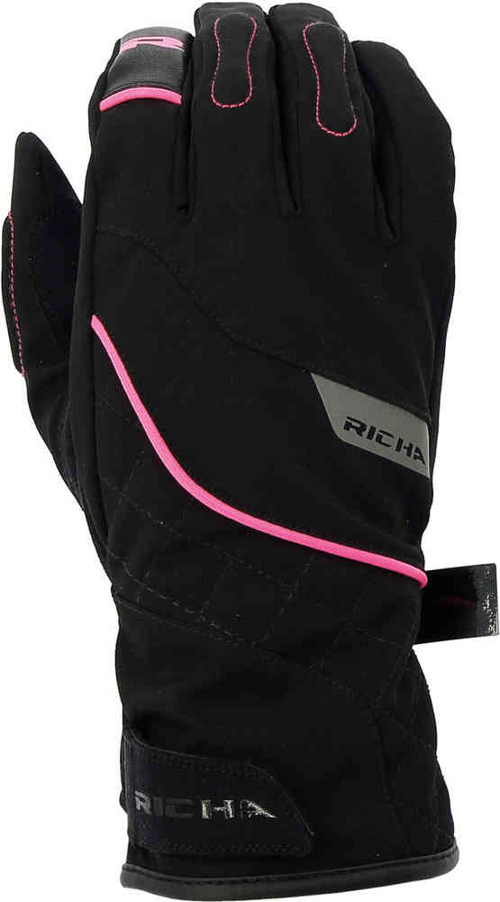 Водонепроницаемые женские мотоциклетные перчатки Tina 2 Richa, черный/розовый