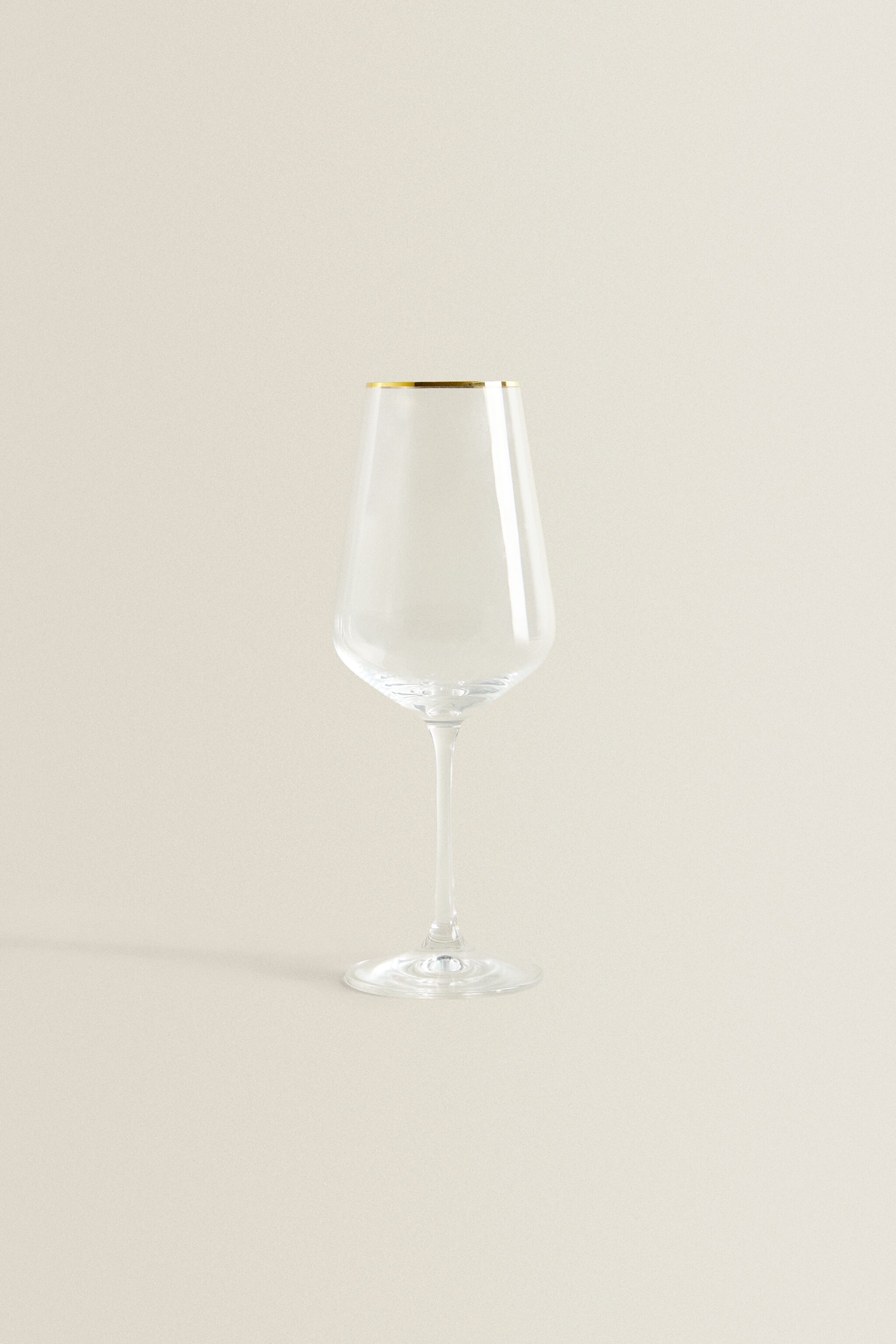 Бокал для вина bohemia crystal в золотой оправе Zara, золото именной бокал для вина сердце