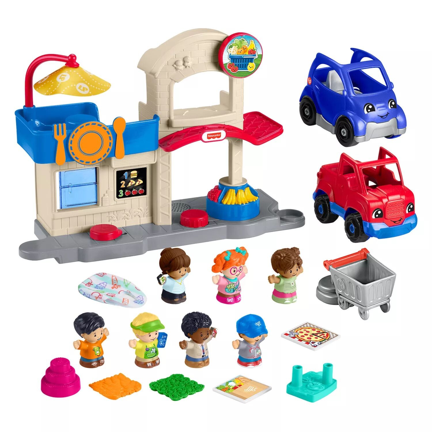 

Мальчики Девочки Нейтральные Little People Подарочный набор Fisher-Price Little People из супермаркета, игровой набор из 17 предметов для малышей (эксклюзив Kohl's) Little People