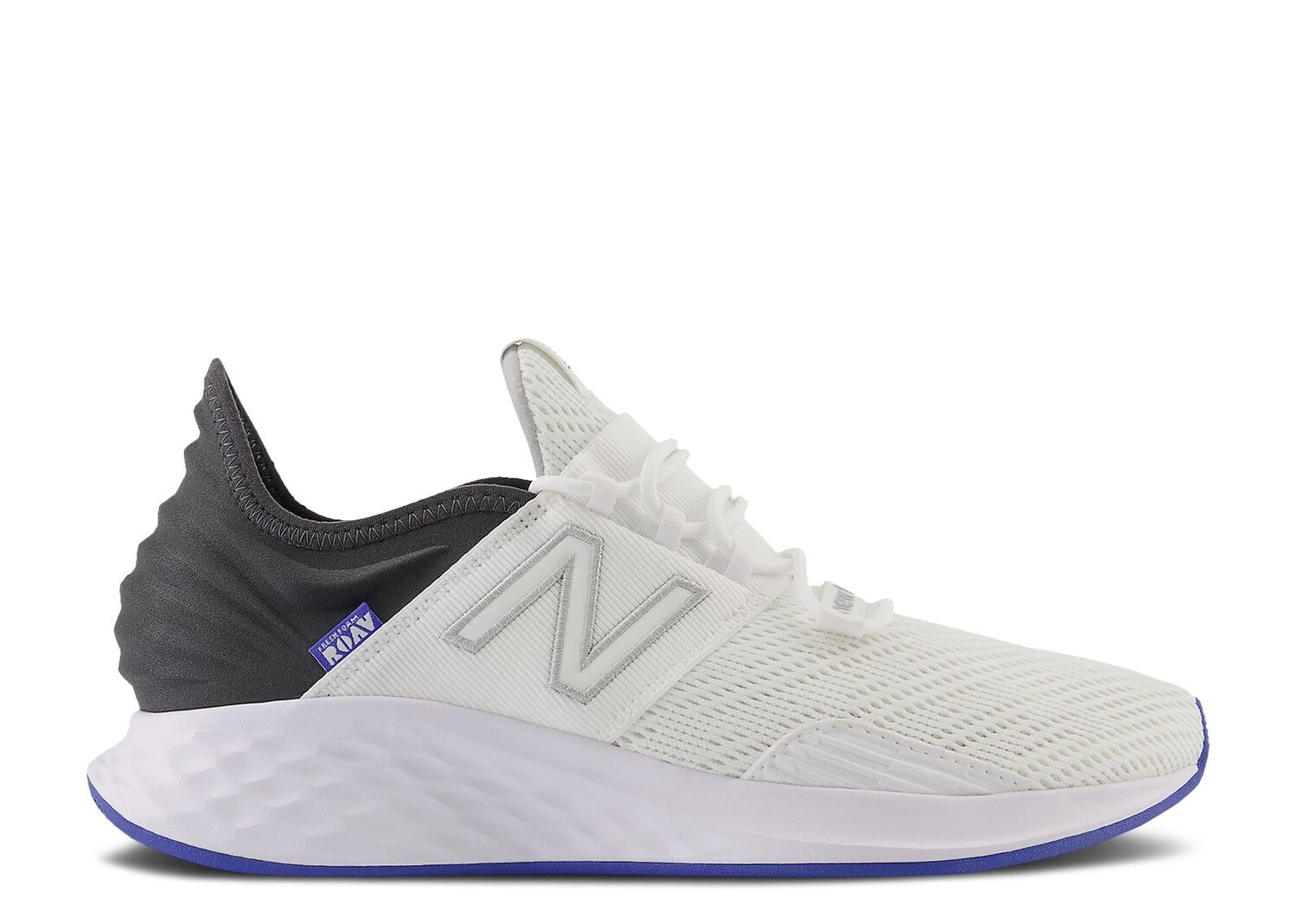 

Кроссовки New Balance Fresh Foam Roav 2E Wide 'White Black Blue', белый