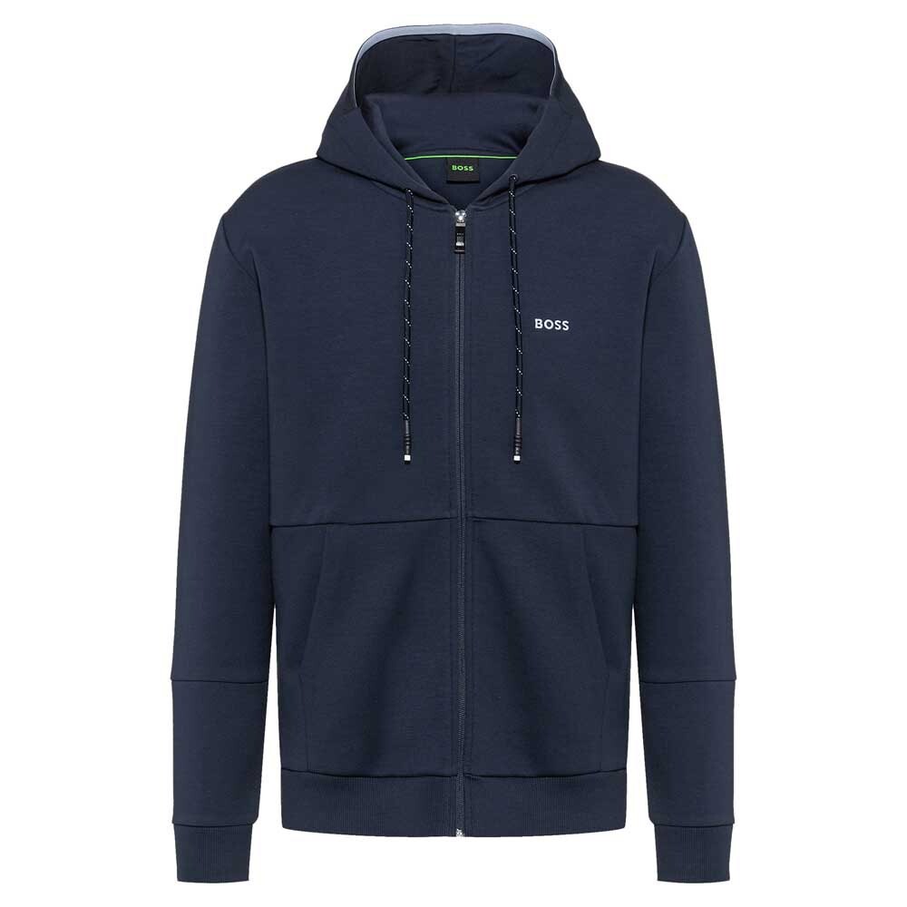 

Толстовка BOSS Saggy 1 10250371 Full Zip, синий