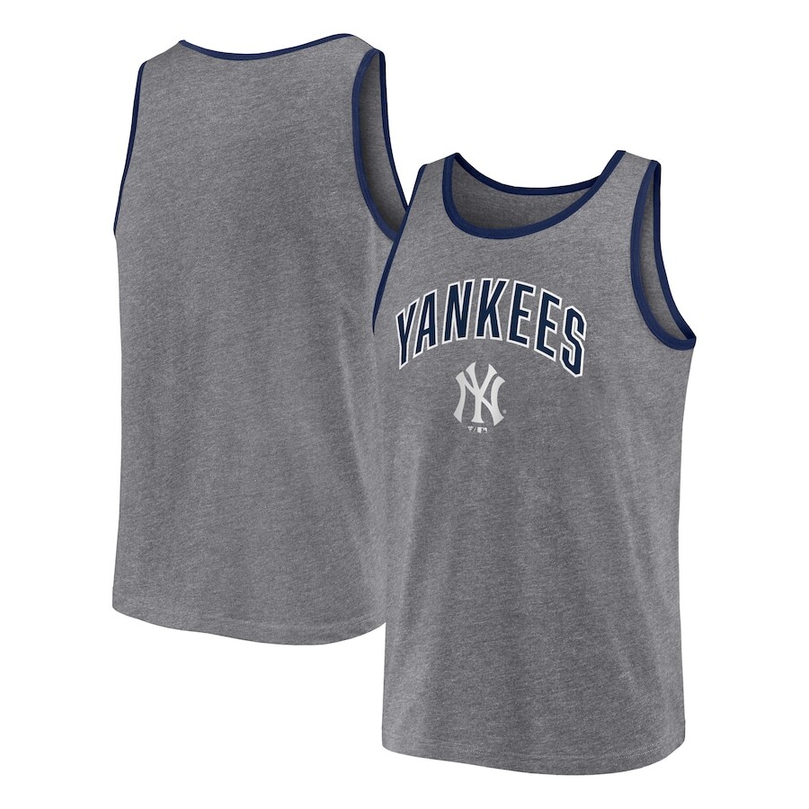 

Майка Fanatics Branded New York Yankees, серый