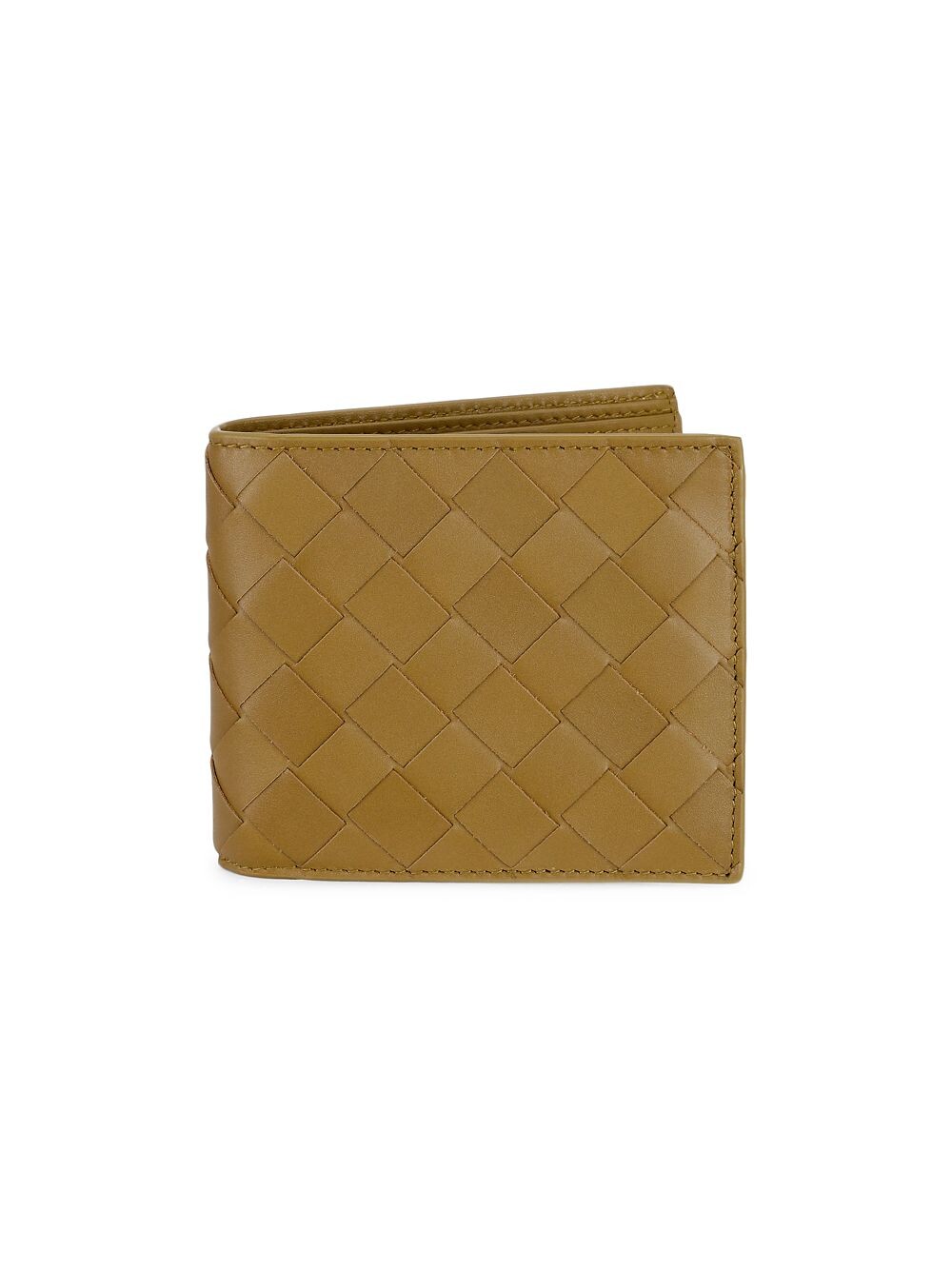 

Плетеный бумажник из натуральной кожи Bottega Veneta