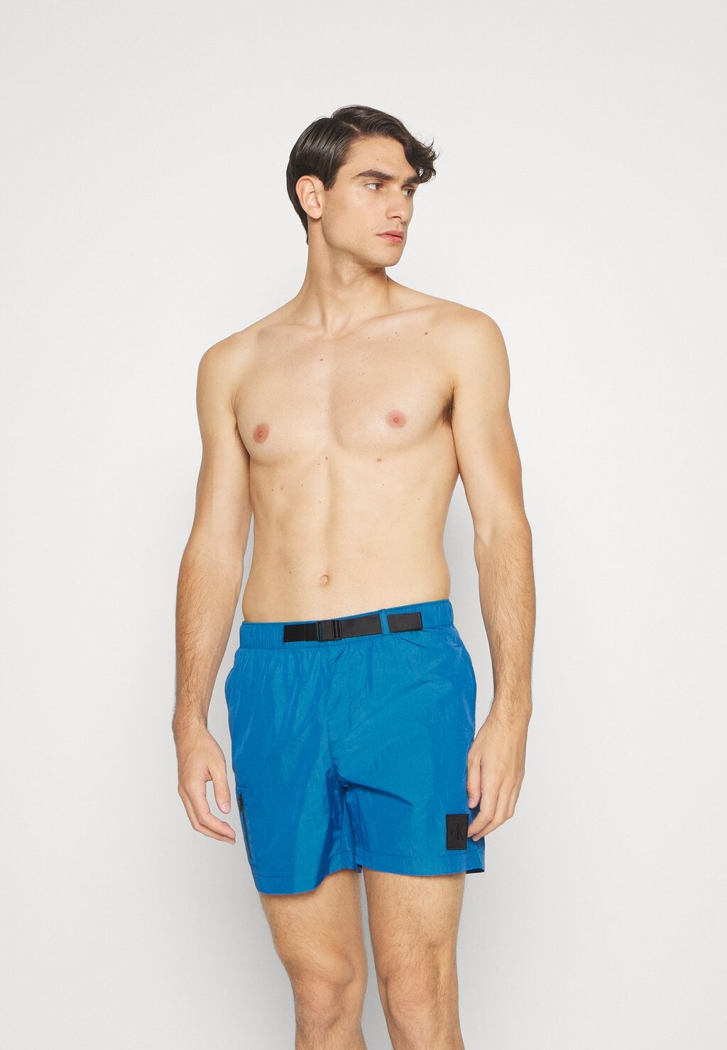 

Шорты для плавания Medium Drawstring Calvin Klein Swimwear, синий
