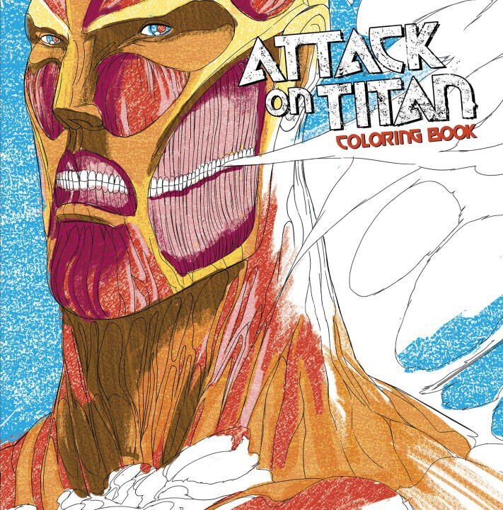 

Манга Attack on Titan Adult Coloring Book