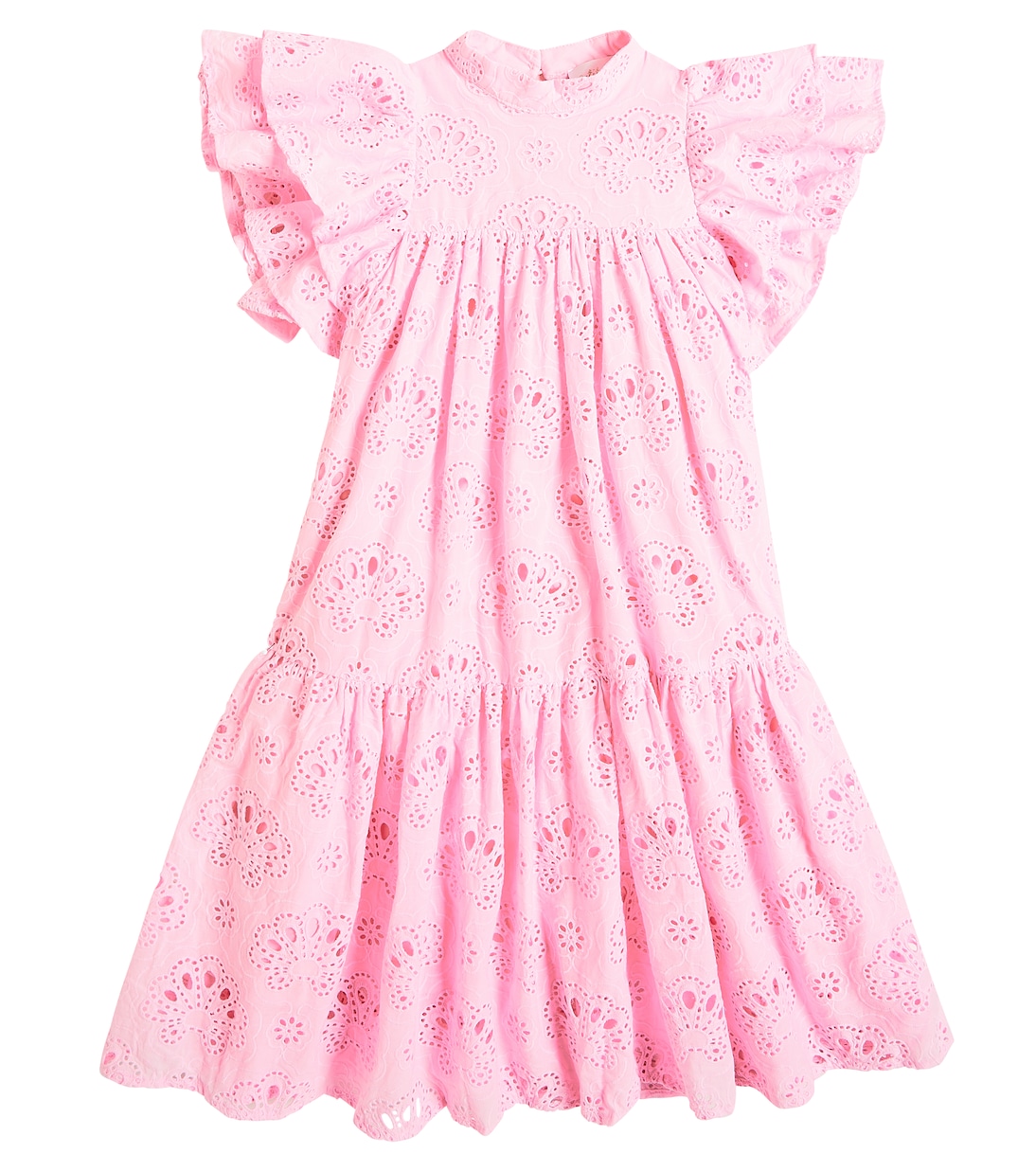 Платье из хлопка с вышивкой Petite Amalie, розовый