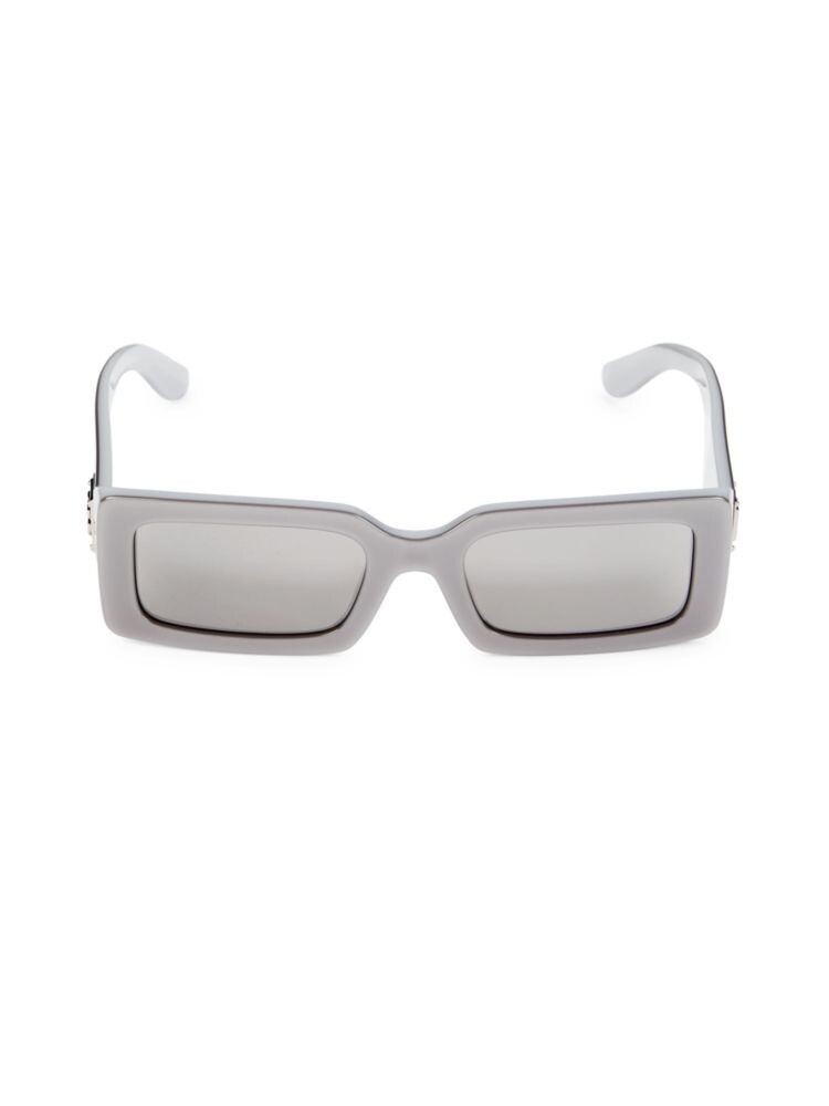 

Прямоугольные солнцезащитные очки 53MM Dolce&Gabbana, серебро