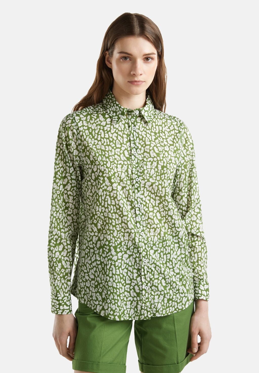

Рубашка United Colors of Benetton, зеленый