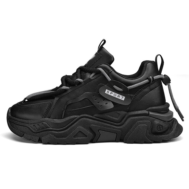 

Кроссовки HACKBUTEER Chunky Sneakers Men Low-top, черный