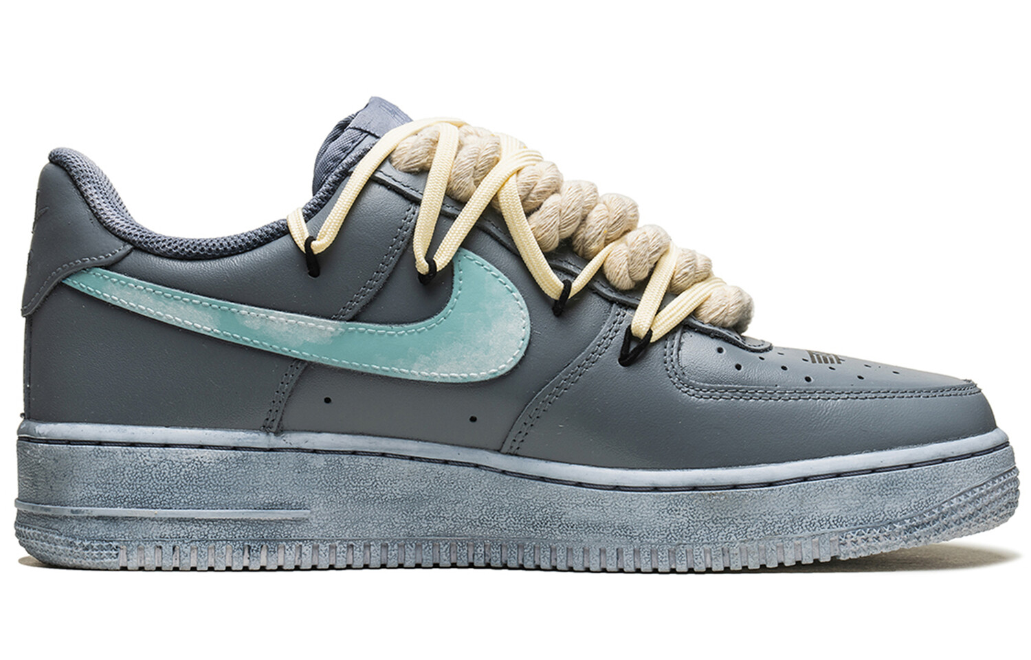 

Кроссовки Nike Air Force 1 Skateboarding Shoes Unisex Low-top Gray, серый