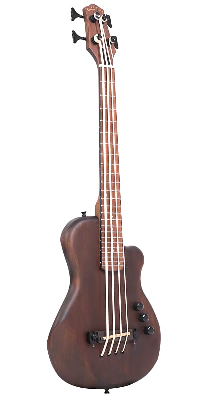 цена Басс гитара Gold Tone ME-Bass Mahogany Top 23-Inch Scale Solid Body Electric MicroBass with Padded Gig Bag