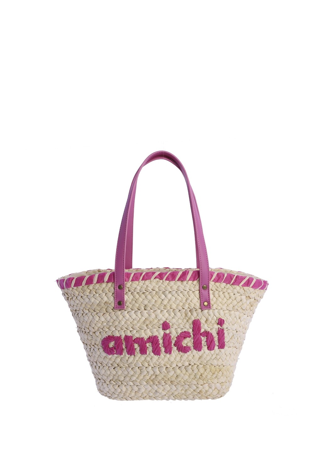 

Сумка шоппер Amichi Strandtasche Sigsberta (B)26 x (H)25 x (T)10см, розовый