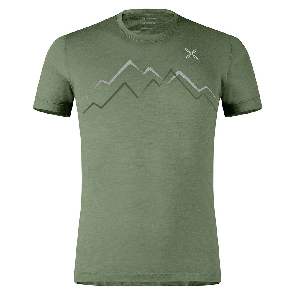 

Футболка с коротким рукавом Montura Merino Skyline, зеленый