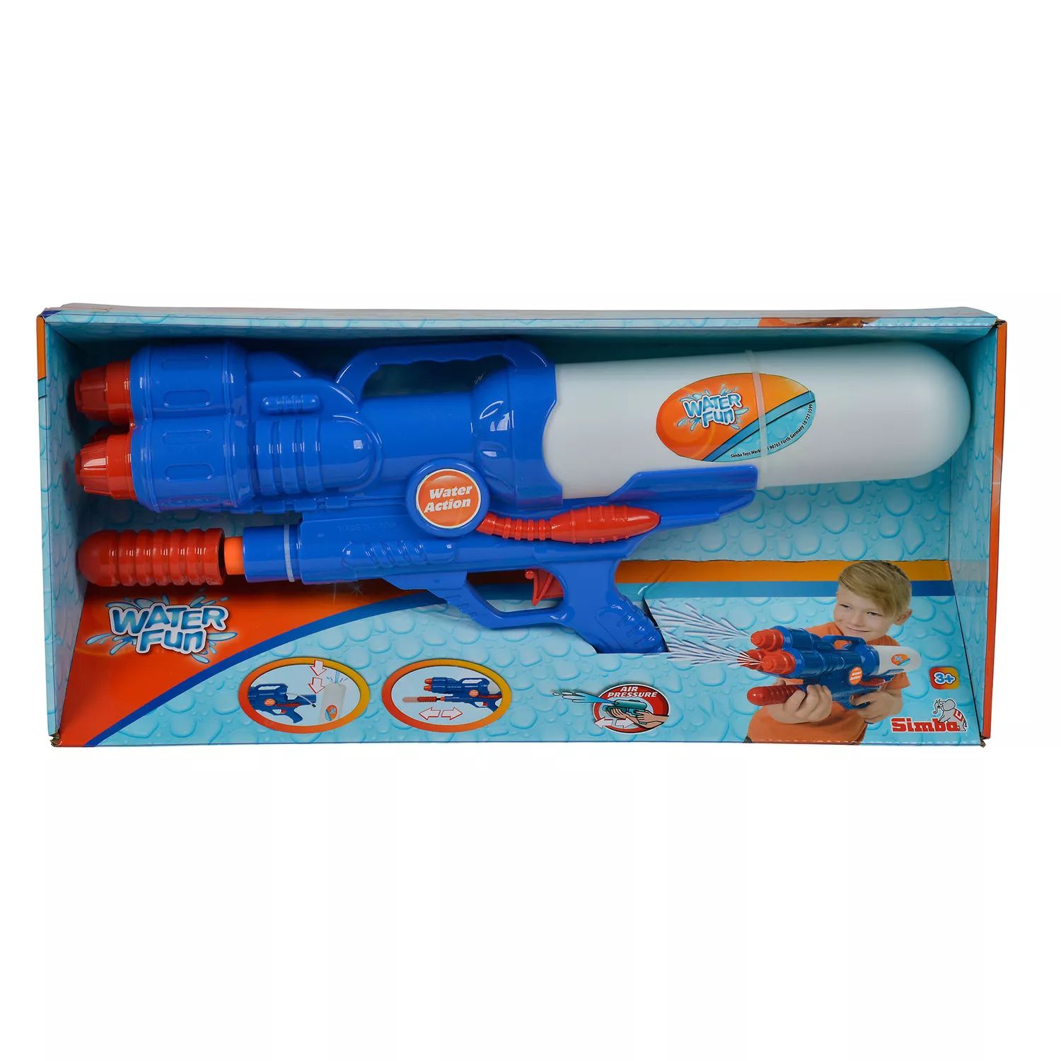 earring simba blue Водяной пистолет Simba Toys WF XL 46 Simba