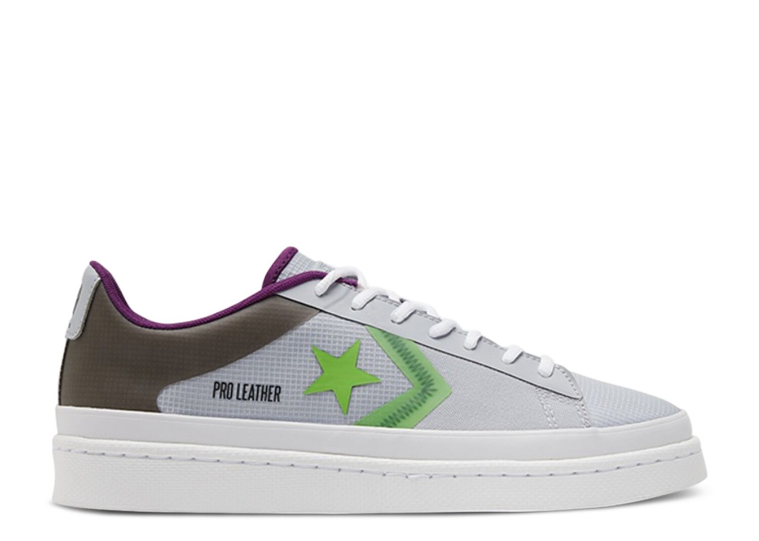 

Кроссовки Converse Pro Leather Low 'Miami Vibez - Gravel Bold Wasabi', серый