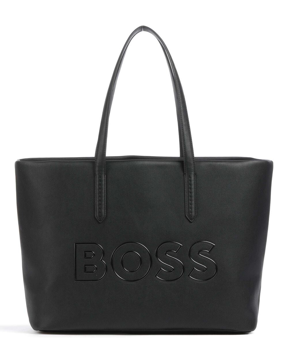 

Шоппер Maddie из искусственной кожи Boss, черный