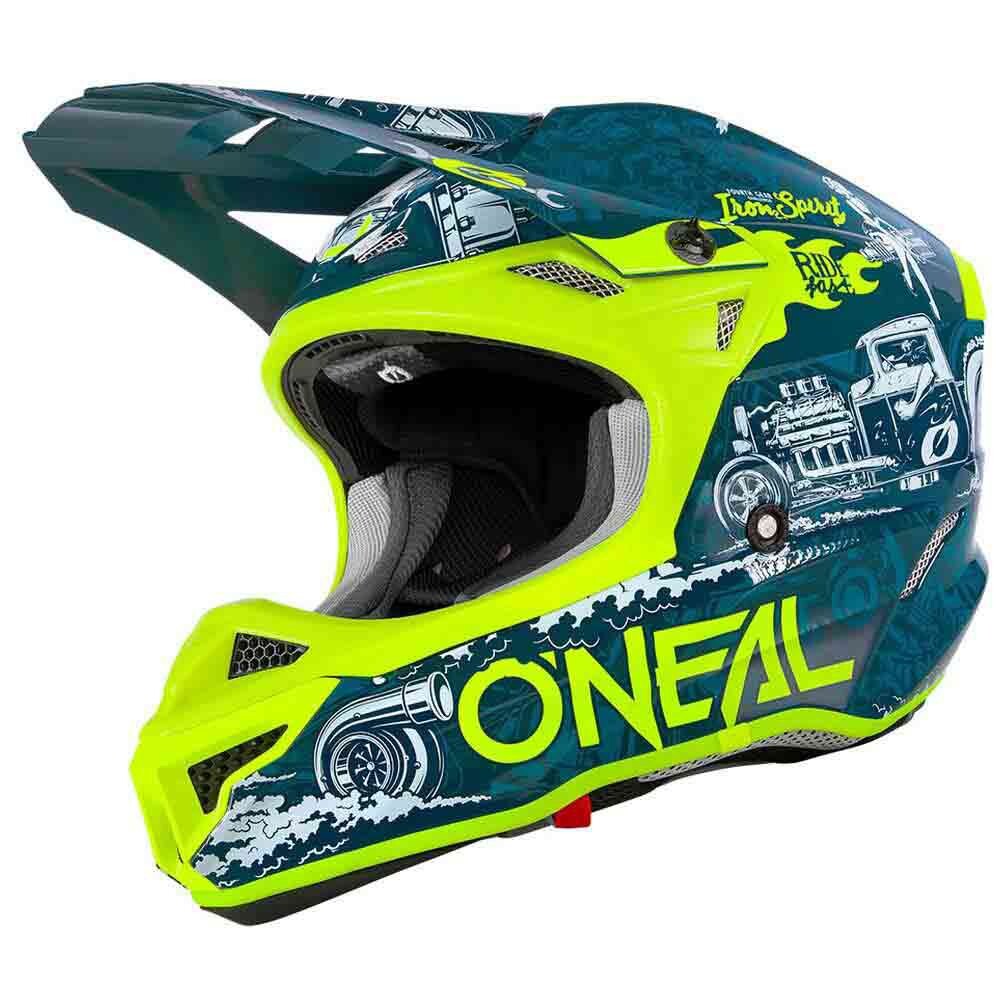 

Шлем для мотокросса Oneal 5 Series Polyacrylite HR, зеленый