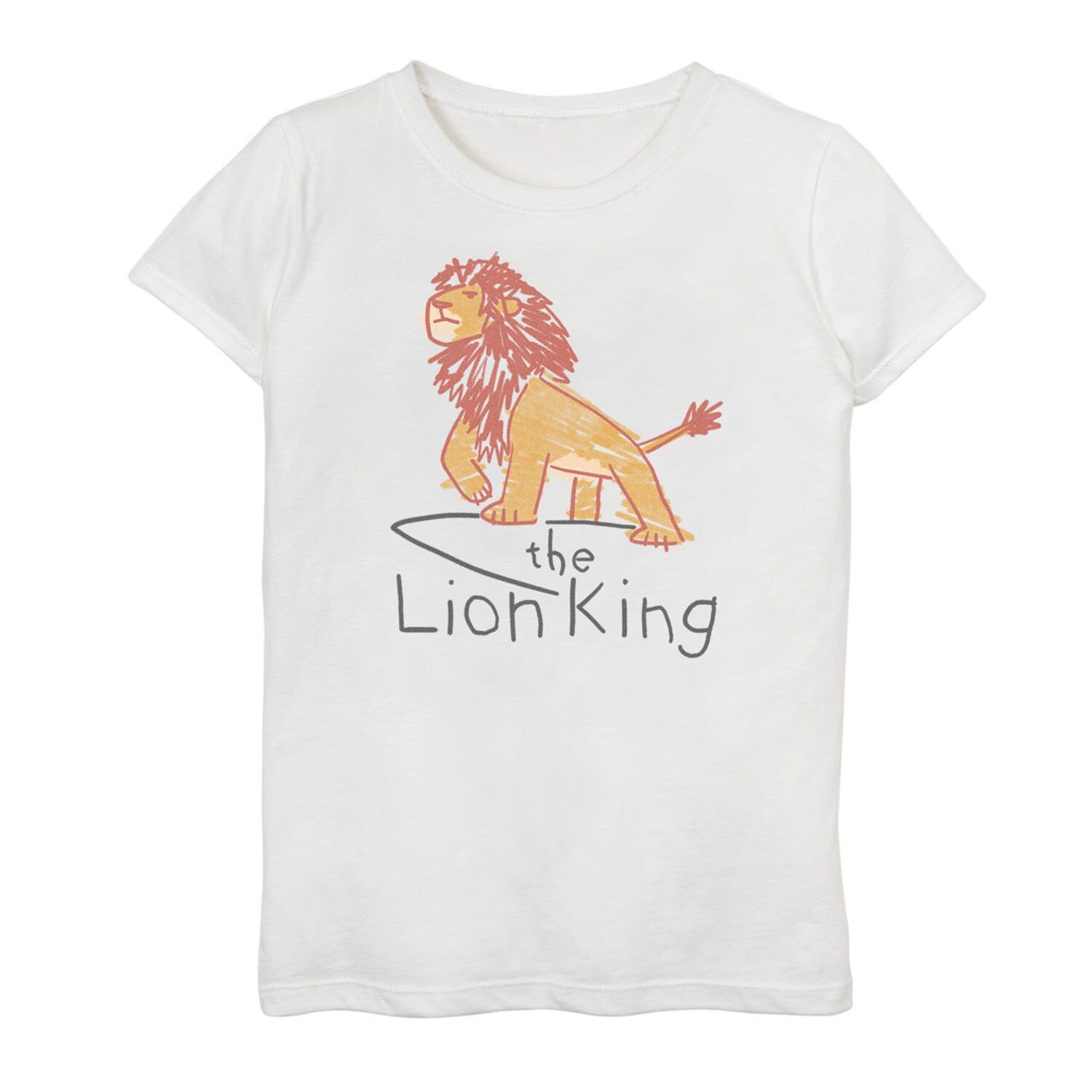 

Футболка с логотипом Disney's The Lion King Simba для девочек 7–16 лет Licensed Character
