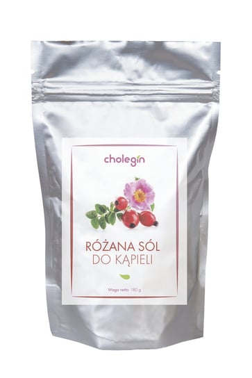 Чолегин, Соль для ванн «Роза», 100% натуральные ингредиенты, 180г, Cholegin