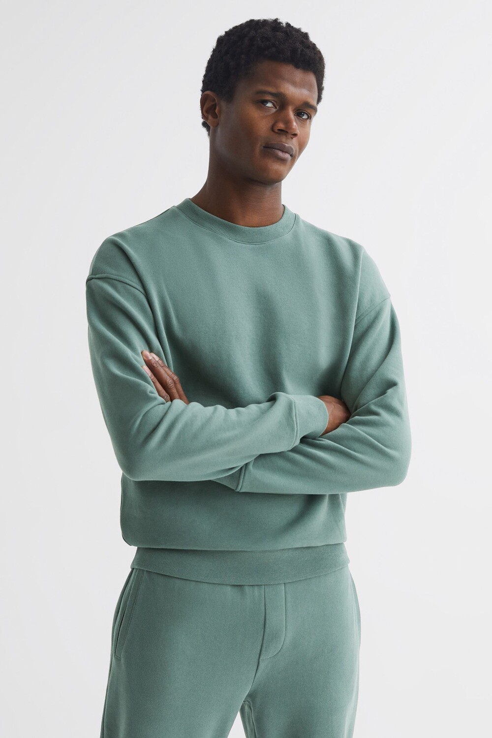 

Толстовка Alistar оверсайз Reiss, зеленый