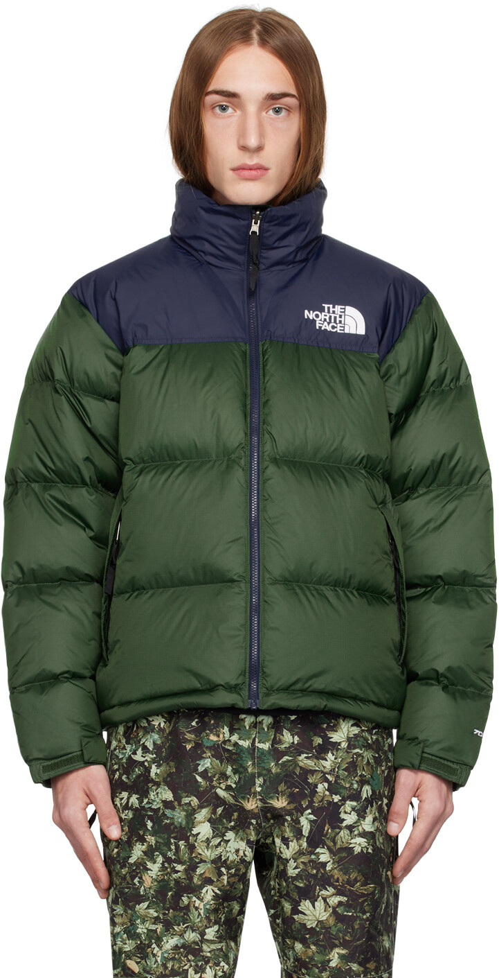 

Зелено-темно-синий пуховик Nuptse 1996 года в стиле ретро The North Face
