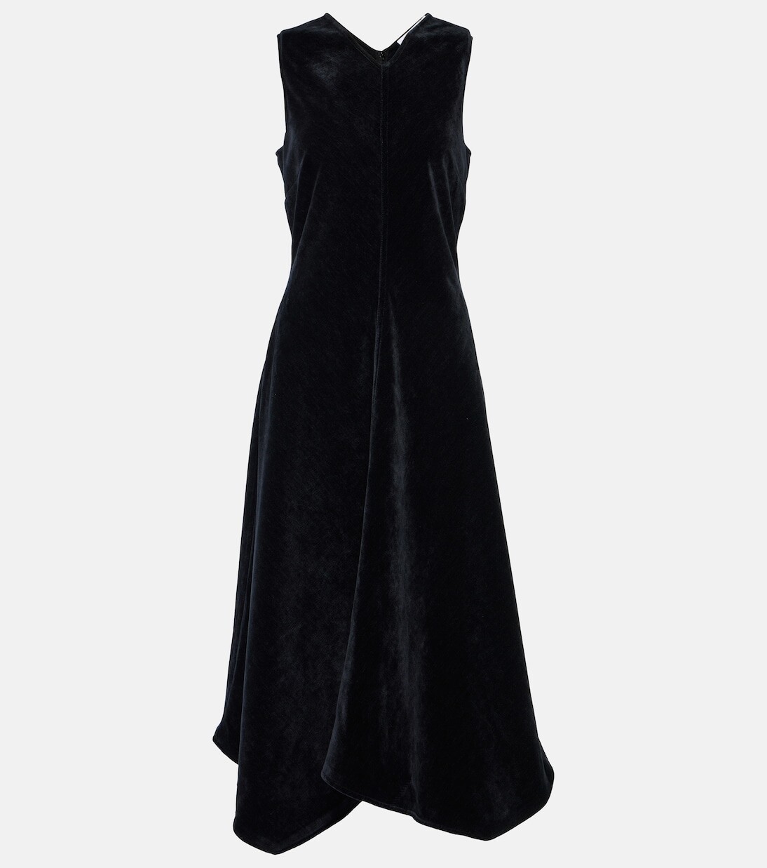

Платье миди из синели white label layla Proenza Schouler, черный