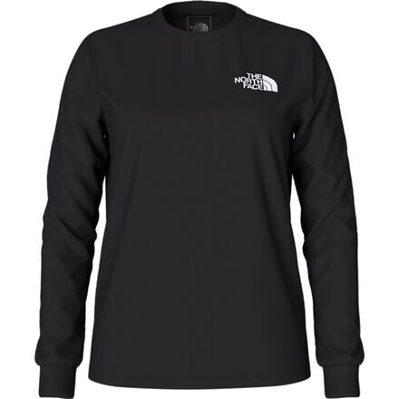 

Футболка с длинными рукавами Box NSE женская The North Face, черный/белый