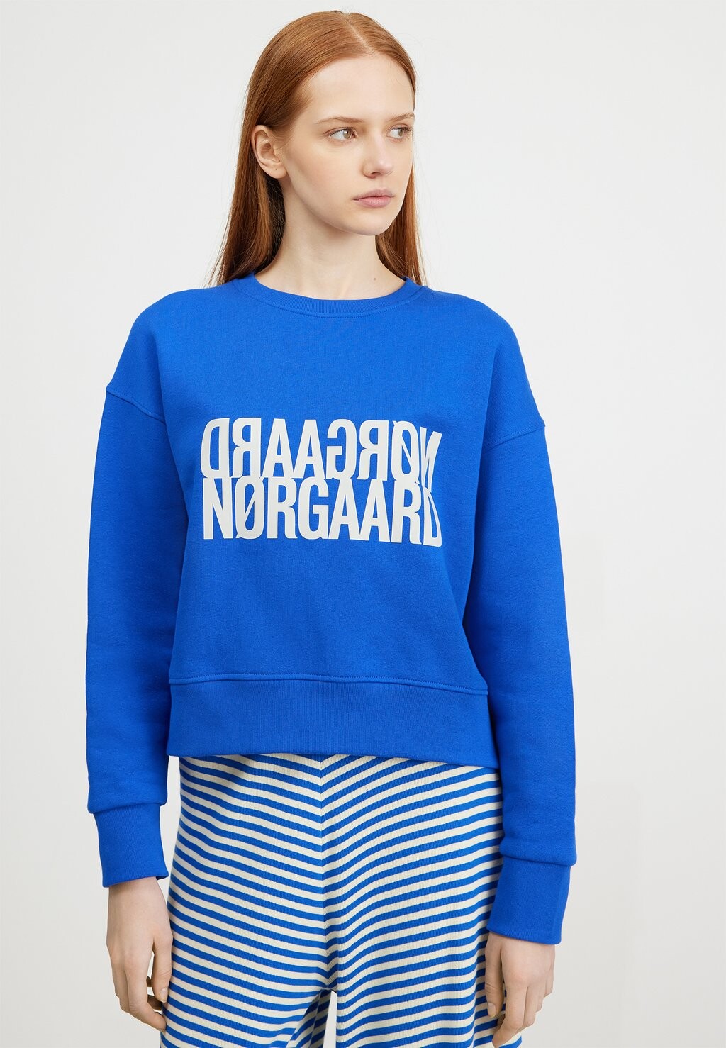

Толстовка Mads Nørgaard СВИТШОТ SILVINA ORGANIC SWEAT, цвет surf the web