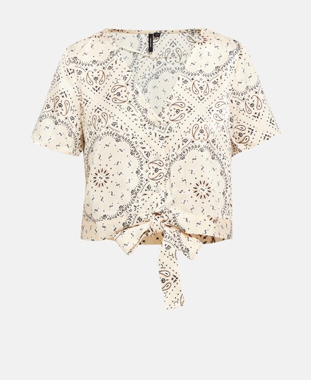 

Укороченный топ Vero Moda, миндальный