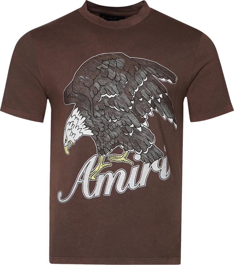

Футболка Amiri Eagle 'Slate Black', черный