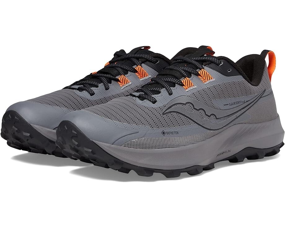 

Кроссовки Saucony Peregrine 13 GTX, цвет Gravel/Black