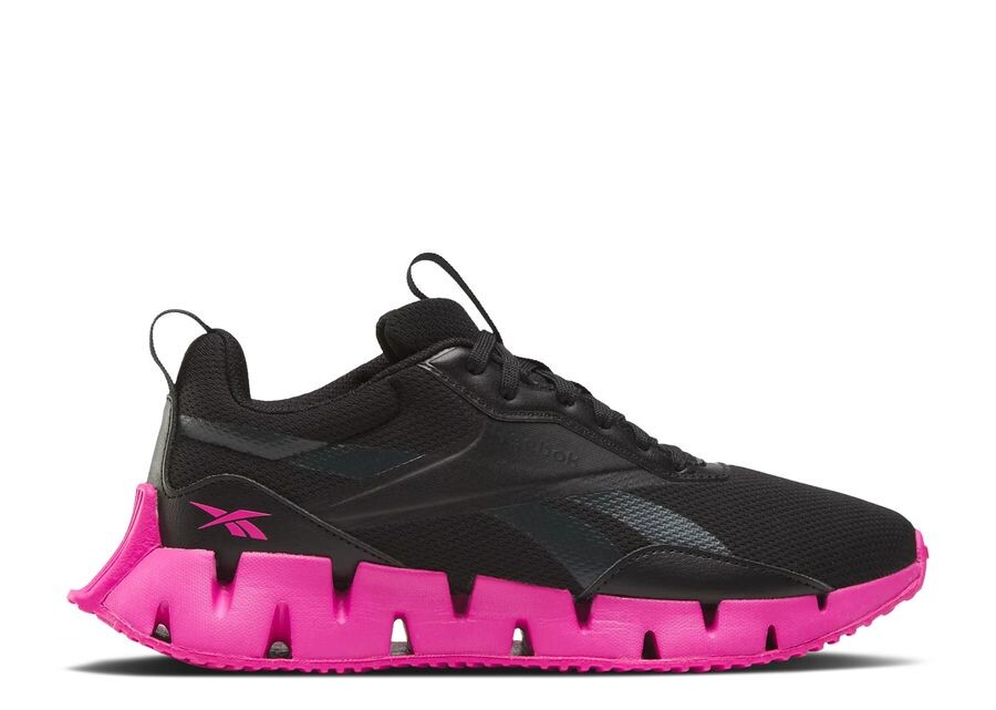 

Кроссовки Reebok Wmns Zig Dynamica STR, цвет Black Laser Pink