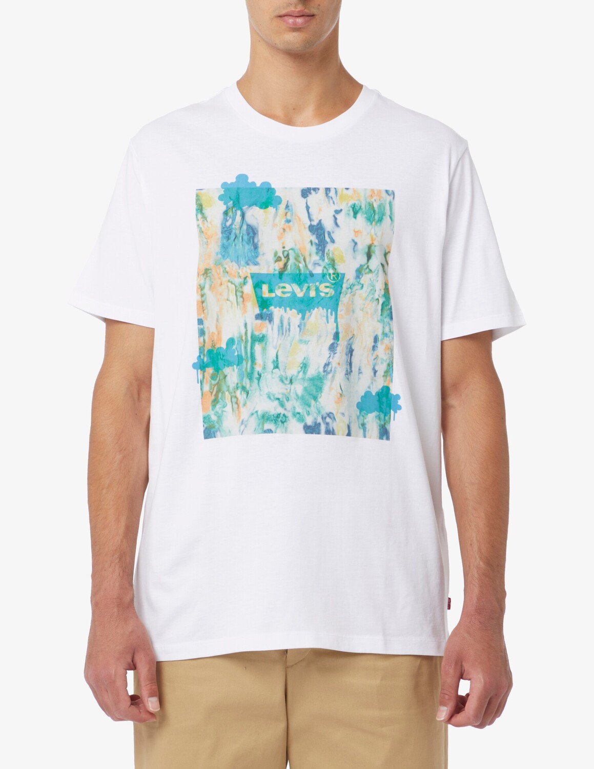 

Футболка с цветами Levi's, белый